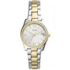 Image de Fossil Scarlette Montre pour femmes, mouvement à quartz, bracelet en acier inoxydable ou en cuir
