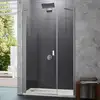 Image de HÜPPE Design pure Porte battante, avec élément annexe, pour niche, 8P7206087322, 8P7206
