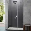 Image de HÜPPE Design pure Porte battante, avec élément annexe, pour niche, 8P7203092322, 8P7203