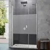 Image de HÜPPE Design pure Porte battante, avec élément annexe, pour niche, 8P7208092375, 8P7208