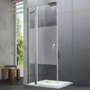 Image de HÜPPE Design pure Porte battante, avec élément fixe, pour accès d'angle, pour paroi latérale, 8P0713092375, 8P0713
