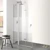 Image de HÜPPE Design pure Porte pliante, avec élément fixe, pour accès d'angle, pour niche, pour paroi latérale, 8P7002087373, 8P7002