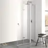 Image de HÜPPE Design pure Porte pliante, avec élément fixe, pour accès d'angle, pour niche, pour paroi latérale, 8P7101087322, 8P7101