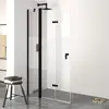 Image de HÜPPE Design pure Porte pliante, avec élément fixe, pour accès d'angle, pour niche, pour paroi latérale, 8P7004123373, 8P7004