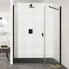 Image de HÜPPE Design pure Porte battante, avec élément annexe, pour niche, 8P7203123321, 8P7203