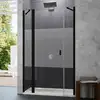 Image de HÜPPE Design pure Porte battante, avec élément fixe, avec élément annexe, pour niche, 8P7309123375, 8P7309