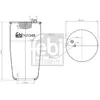 Image de FEBI BILSTEIN Soufflet à air, suspension pneumatique pour TOYOTA: RAV4, Avensis, Hiace, Corolla, Auris, MR2, Yaris & MAZDA: 5 (Ref: 101348)