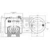Image de FEBI BILSTEIN Soufflet à air, suspension pneumatique (Ref: 177169)