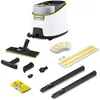 Image de Kärcher Nettoyeur Vapeur SC 4 Deluxe, Pression Vapeur : 4 bar, Préchauffage : 3 min, Surface : 130 m², Réservoir : 0,5 l + 1,3 l, avec Kit de Nettoyage de sol EasyFix, Buses, Brosses, Bonnette