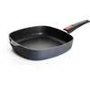 Image de Woll - Diamond Lite - Poêle carrée en fonte - Avec induction - 28 x 28 cm - 6 cm de hauteur - Convient pour tous les types de cuisinières