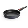 Image de Woll Diamond Lite poêle en fonte - Induction-, Ø 22 cm, hauteur 5 cm, avec manche amovible - Convient à tous les types de cuisinières, antiadhésif, fonte d'aluminium, adapté au four, anthracite