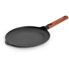 Image de WOLL   Poêle à crêpes Eco Logic QXR Ø 26 cm avec manche amovible en bois   poêle antiadhésive sans PFAS, compatible four   poêle induction   poêle pour induction   poêle à crêpes