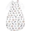 Image de Meyco Sac de couchage 2 pièces Baby Animal, doublé (100% coton, fermeture éclair intégrale, doux pour la peau, infroissable, taille : 68/74), multicolore