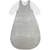 Image de Meyco Baby Fine Lines Gigoteuse 2 pièces, doublée (100% coton, fermeture éclair intégrale, agréable à la peau, infroissable, taille : 80/86), gris