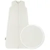Image de Meyco Sac de Couchage Plume, pour bébés (pour Un Climat de Sommeil agréable, Respirant, idéal pour l'été, 110 cm, 0,5 TOG), Blanc cassé