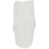 Image de Meyco Baby Uni Sac de Couchage, équipement pour bébé (Sac de Couchage pour bébé de 0 à 3 Mois, Confort de Couchage Doux, 100% Coton, Respirant, Aide au Sommeil), Blanc crème