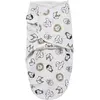 Image de Meyco Baby Animal Sac de Couchage, équipement pour bébé (Sac de Couchage pour bébés de 0 à 3 Mois, Confort de Couchage Doux, Respirant et Absorbant l'humidité, Aide au Sommeil), Multicolore