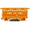 Image de WAGO Adaptateur de Fixation, Série 221-4 mm², pour Montage Sur Rail Ts35 Ou Montage par Vis, Orange, 221-500 (10 Pcs)