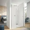 Image de HÜPPE Design pure Porte pivotante, avec élément fixe, pour accès d'angle, pour niche, pour paroi latérale, 8P9003087322, 8P9003