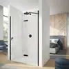 Image de HÜPPE Design pure Porte pivotante, avec élément fixe, pour accès d'angle, pour niche, pour paroi latérale, 8P9114123322, 8P9114
