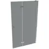 Image de HÜPPE SolvaPro Porte battante, avec élément fixe, pour niche, pour paroi latérale, 7T0414092368, 7T0414