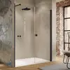 Image de HÜPPE Solva Porte battante, avec élément annexe, pour niche, S23001123321, S23001