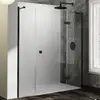 Image de HÜPPE Solva Porte battante, avec élément fixe, avec élément annexe, pour niche, S23206123322, S23206