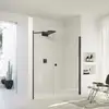 Image de HÜPPE SolvaPro Porte battante, avec élément annexe, pour niche, 7T3002123322, 7T3002