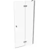 Image de HÜPPE SolvaPro Porte battante, avec élément fixe, pour niche, pour paroi latérale, 7T040255G321, 7T0402