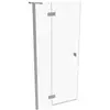 Image de HÜPPE SolvaPro Porte battante, avec élément fixe, pour niche, pour paroi latérale, 7T031255G322, 7T0312