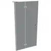 Image de HÜPPE SolvaPro Porte battante, avec élément fixe, pour niche, pour paroi latérale, 7T031355G368, 7T0313