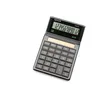 Image de GENIE 305 ECO Calculatrice de Bureau Solaire 12 Chiffres Sans Pile, Calculatrice Écologique en Matériaux Recyclés, COST SELL MARGIN, GT, Pourcentage et Mémoire, Noir