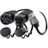 Image de Phoenix Contact 1204207 Câble de charge Mode 3, Noir/Gris, 5 Meter, 3 phasen