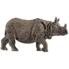 Image de Schleich Figurine De Rhinocéros Indien De La Faune Sauvage