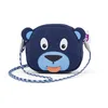 Image de Affenzahn Small Shoulder Bag Bobo Bear Blue Sac bandoulière, 12 cm, Bleu (Blue)