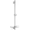 Image de Hansa Barre murale Set/Set de douche BASICJET (sans douche à main) | Barre murale, Set de montage, Schieber, porte-savon, HJZ Support : réglable, cône à douille pour flexible de douche, Stange 720 mm