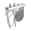 Image de Hansa Compact Solution murale et de rénovation pour montage sur bord de baignoire, 4 trous, 53080300,