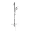 Image de Hansa Basicjet Style Set de douche avec barre et tablette, 3 jets, 44770131,