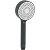 Image de HANSA BASICJET Pommeau de douche avec 3 types de jet, fonction anti-calcaire, pommeau de douche de 95 mm de diamètre, raccord standard G 1/2, noir