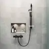 Image de Hansa Basicjet Set de douche avec barre et tablette, 3 jets, 4467013333,