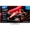 Image de METZ 65MQE8000Z TV 65 pouces (165 cm) QLED Google TV, 144 Hz, 4K UHD HDR10+, Dolby Vision & Atmos, Système audio 2.1.2 avec caisson de basses intégré, HDMI 2.1, FreeSync Premium, MEMC, protection des yeux (faible lumière bleue, sans scintillement)