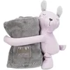 Image de TRIXIE Junior Set Douillet, Couverture/lièvre, en Peluche, 75 × 50 cm, Gris/Mauve