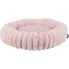 Image de TRIXIE Panier pour Chien Lonni ø 50 cm en Rose   Panier Rond Douillet avec Housse en Velours Doux, Panier pour Petits Chiens, Coussin intégré Fixe, Fond antidérapant - Doux & Lavable