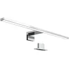 Image de B.K.Licht lampe miroir LED, lampe armoire, applique salle de bain, lumière blanche neutre 4000 Kelvin, 8W, 780lm, IP44, largeur 600 mm, chrome
