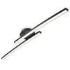 Image de B.K.Licht I Plafonnier 12W, 2 LED pivotantes, 3000K blanc chaud, noir, 1100 lumen