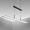 Image de B.K.Licht - Suspension LED réglable en hauteur en continu, dimmable par touche, couleur de lumière blanc chaud, suspension d'éclairage intérieur, 85x175 cm, noir