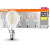 Image de Osram Lampe LED Base Classic P, douille: E14, blanc chaud, 2700 K, 4 W, remplacement pour ampoule 40 W, transparent, lot de 5