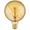 Image de Osram Vintage Edition 1906 Ampoule LED à Filament - Culot E27 - Forme Spéciale Globe Pinecone Or Ambrée - Blanc Chaud 2500K - 4,5W (Équivalent 40W)
