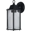 Image de LEDVANCE Applique et plafonnier LED, luminaire pour applications extérieures, douille E27, Endura Classic Lantern SQ Noir