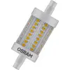 Image de OSRAM HOMELIGHTING 4058075432512 LED CEE E (A - G) R7s forme de cône 9.5 W = 75 W blanc chaud (Ø x L) 29 mm x 78 mm à intensité variable 1 pc(s)